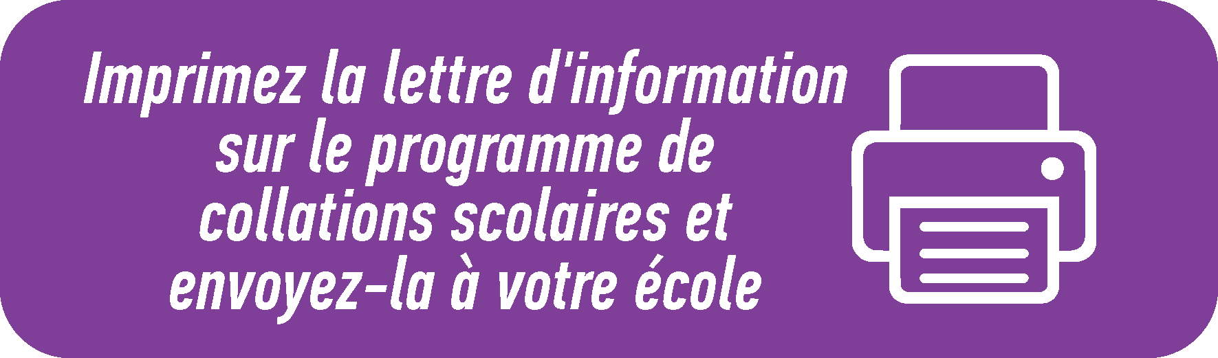 Programme de collations scolaires en français